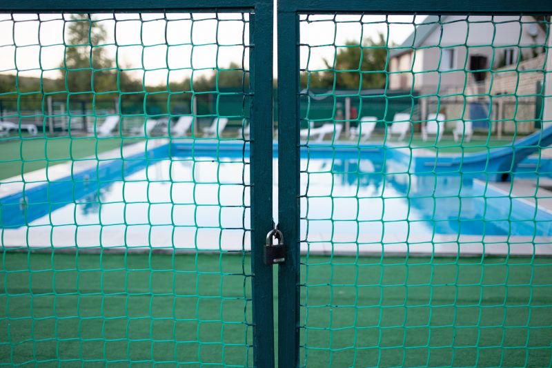 Pool Safety Fence in Action